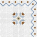 Декор Seine Tabarly-R 3 Azul RECT 200x200x8 Vives