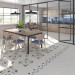 Декор Seine Tabarly-R 3 Azul RECT 200x200x8 Vives