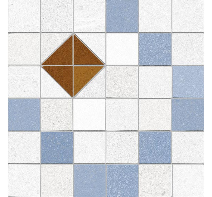Декор Seine Tabarly-R 3 Azul RECT 200x200x8 Vives