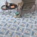 Плитка керамогранітна Seine Marly-R Azul RECT 200x200x8 Vives