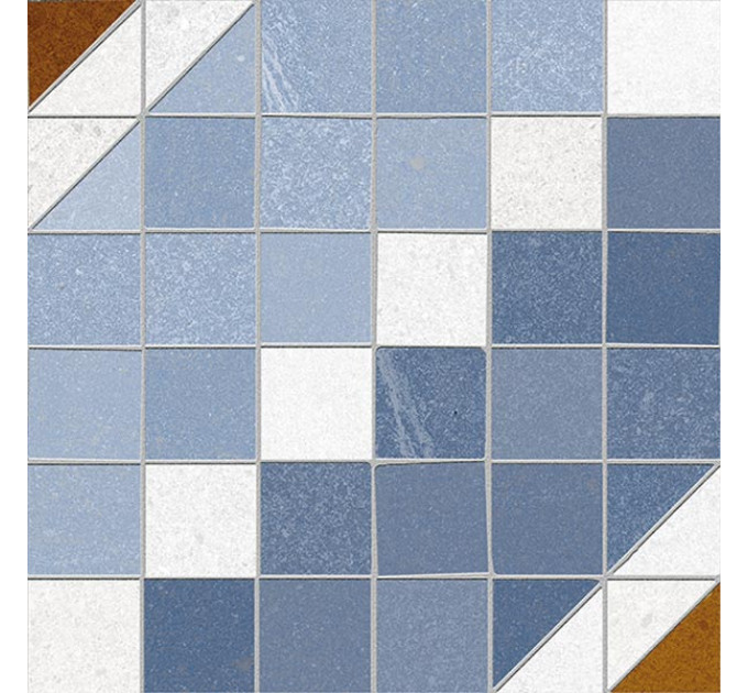 Плитка керамогранітна Seine Marly-R Azul RECT 200x200x8 Vives