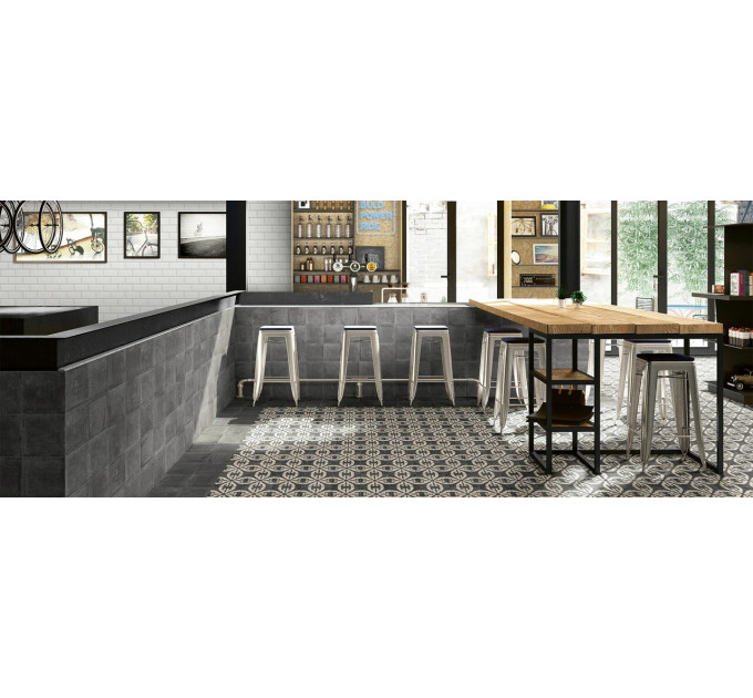 Плитка керамогранітна Norland Black 200x200 Mainzu