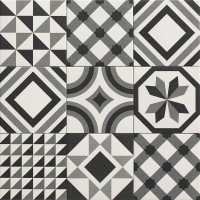 Плитка керамогранітна Trinity Black 200x200 Mainzu