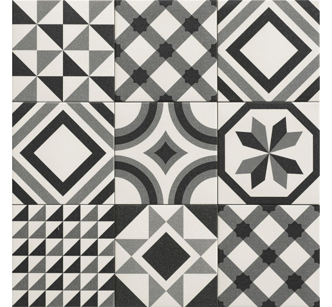Плитка керамогранітна Trinity Black 200x200 Mainzu