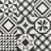 Плитка керамогранітна Trinity Black 200x200 Mainzu