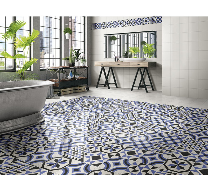 Плитка керамогранітна Trinity Blu 200x200 Mainzu
