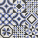 Плитка керамогранітна Trinity Blu 200x200 Mainzu