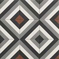 Плитка керамогранітна Dublin Black 200x200 Mainzu