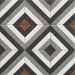 Плитка керамогранітна Dublin Black 200x200 Mainzu
