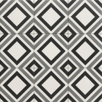 Плитка керамогранітна Belfast Black 200x200 Mainzu