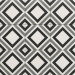Плитка керамогранітна Belfast Black 200x200 Mainzu