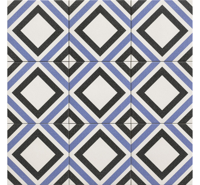 Плитка керамогранітна Belfast Blu 200x200 Mainzu