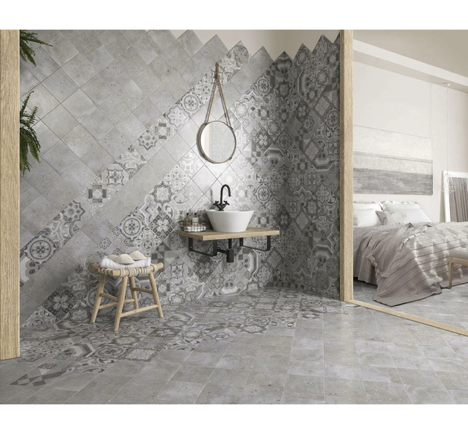 Плитка керамогранітна Colombina Grey 200x200x9 Mainzu