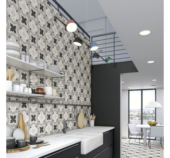 Плитка керамогранітна Bucareli-R Gris RECT 200x200x8 Vives