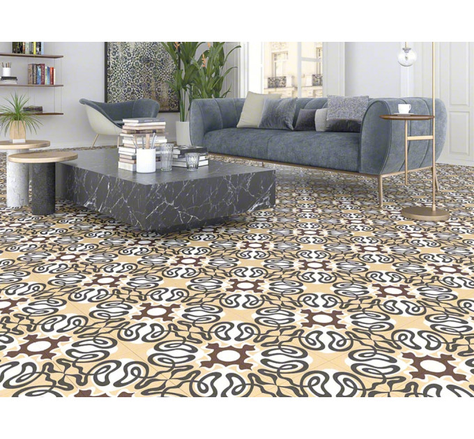 Плитка керамогранітна Suanzes-R Pardo RECT 200x200x8 Vives