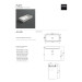 Умивальник AG 80 Agile (AG80) Glossy white SIMAS