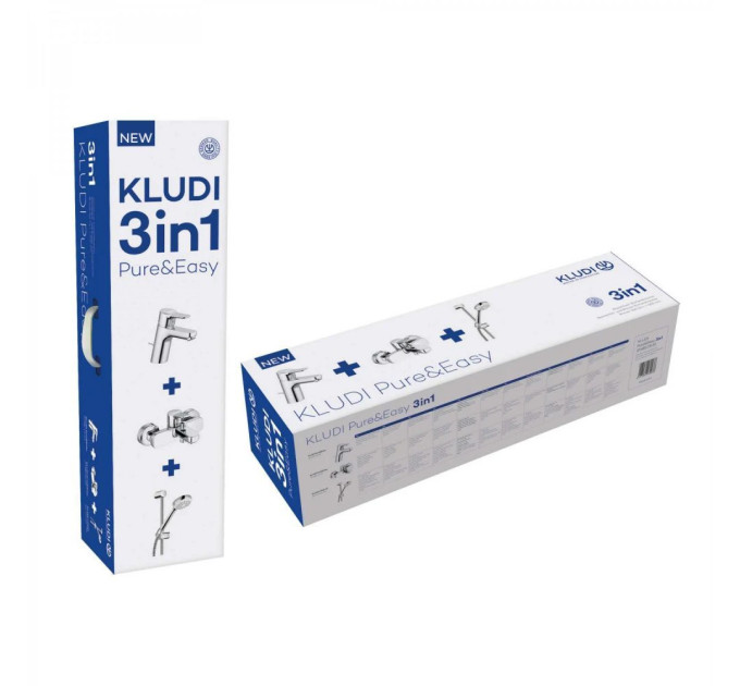 Набір змішувачів 3 в 1 Pure&Easy (376850565), Kludi