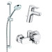 Набір змішувачів 3 в 1 Pure&Easy (376850565), Kludi