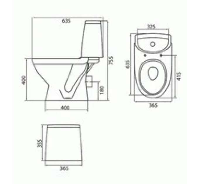 Компакт Runa з кришкою дюропласт (L89200000), Kolo