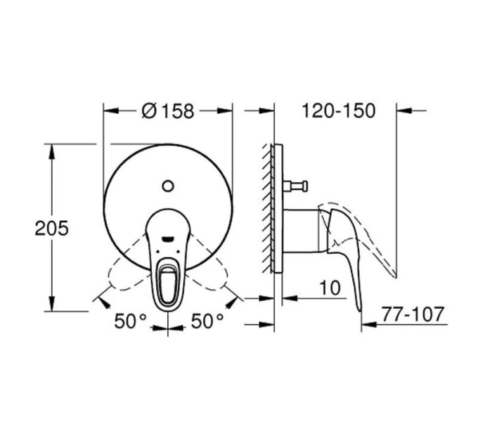 Змішувач Eurostyle (24049003), Grohe