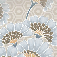 Плитка керамогранітна Vodevil Flore Gris 200x200x8 Vives