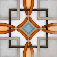 Плитка керамогранітна Fornos Multicolor декор 200x200x8 Vives