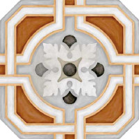 Плитка керамогранітна Octogono Zimer Multicolor 200x200x8 Vives