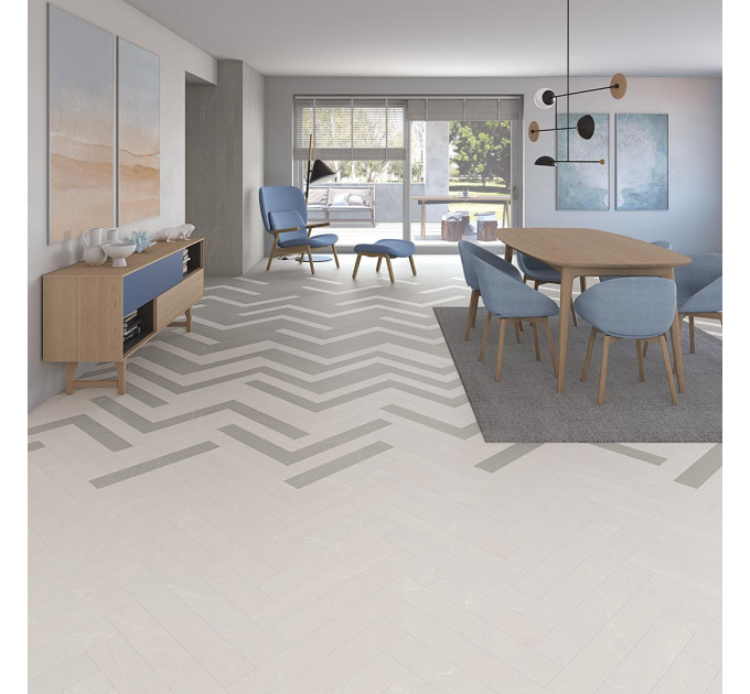 Плитка керамогранітна Seine Risle-R Cementa RECT 600x1200x11 Vives
