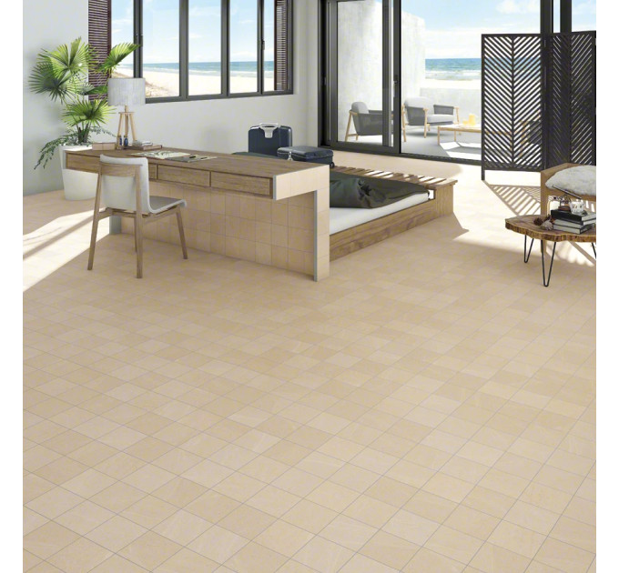 Плитка керамогранітна Seine Risle-R Crema RECT 600x1200x11 Vives