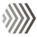 Плитка керамогранітна Hexagono Lacroix Gris 230x266x9 Vives