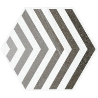 Плитка керамогранітна Hexagono Lacroix Gris 230x266x9 Vives