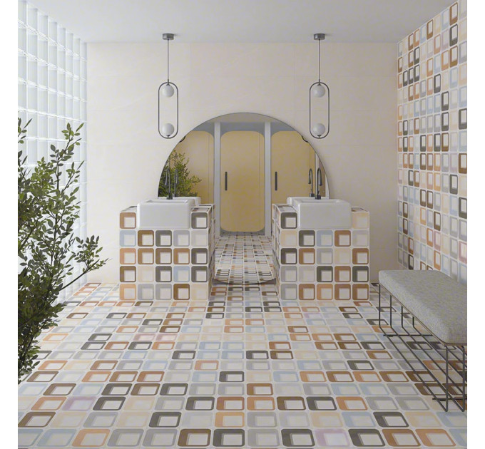 Плитка керамогранітна Pop Tile Ferus-R RECT 150x150x8 Vives