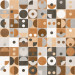 Плитка керамогранітна Pop Tile Popart-R RECT 150x150x8 Vives