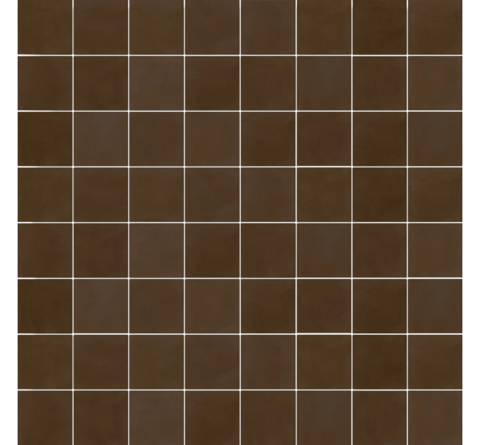 Плитка керамогранітна Pop Tile Sixties-R Chocolate RECT 150x150x8 Vives
