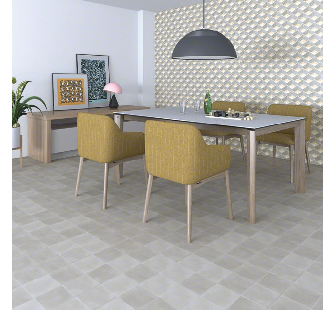 Плитка керамогранітна Pop Tile Sixties-R Humo RECT 150x150x8 Vives
