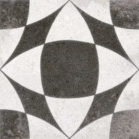 Плитка керамогранітна Nassau Berkane Negro 200x200x8 Vives
