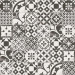 Плитка керамогранітна Nassau Berkane Negro 200x200x8 Vives