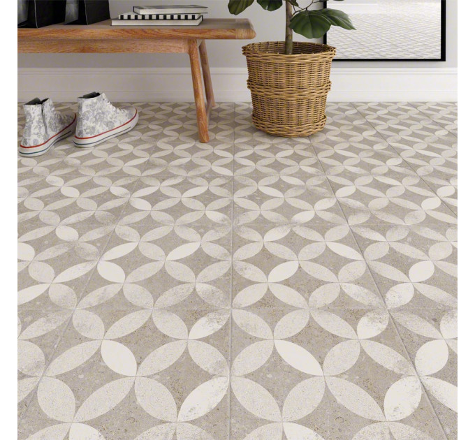 Плитка керамогранітна Nassau Kerala Gris 200x200x8 Vives