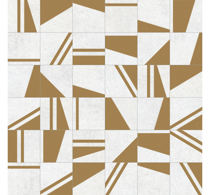 Плитка керамогранітна Nassau Kokomo Blanco Oro 200x200x8 Vives