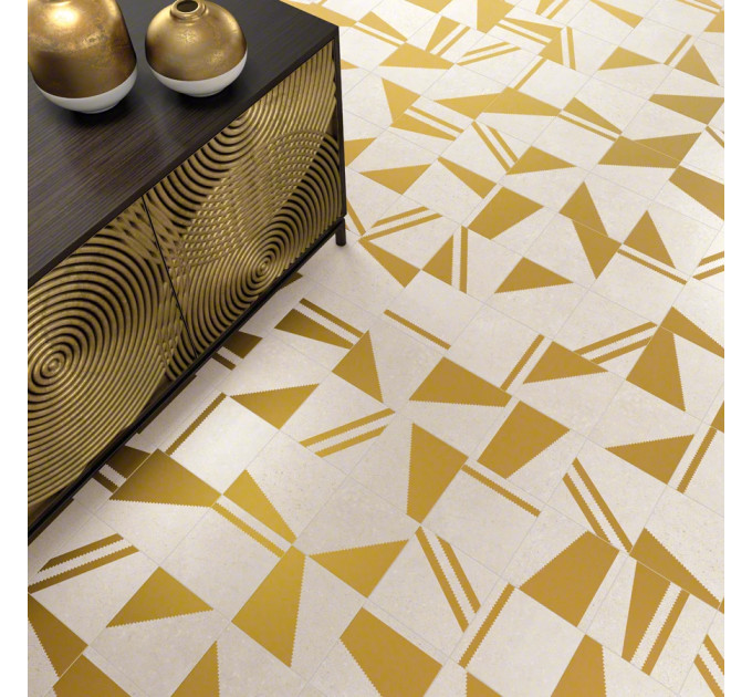 Плитка керамогранітна Nassau Kokomo Crema Oro 200x200x8 Vives