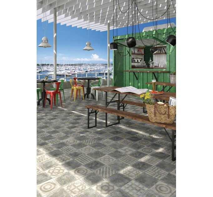 Плитка керамогранітна Orchard Cemento 200x200x8 Vives