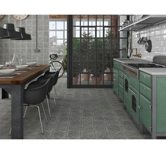 Плитка керамогранітна Orchard Grafito Antideslizante 200x200x8 Vives