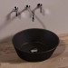 Умивальник WA 01 Wave (WA01 NM) Blak matt, SIMAS