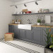 Плитка керамогранітна Seine Sevres-R Grafito RECT 200x200x8 Vives