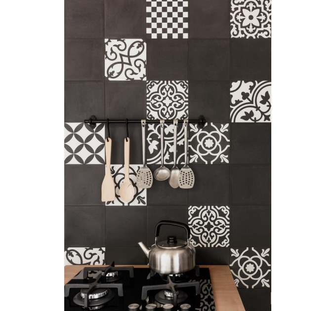 Плитка керамогранітна R7HU Contrasti Antracite 200x200x10 Ragno