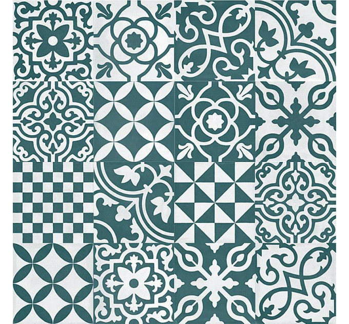 Плитка керамогранітна R7H4 Contrasti Ottanio Decor Mix 200x200x10 Ragno