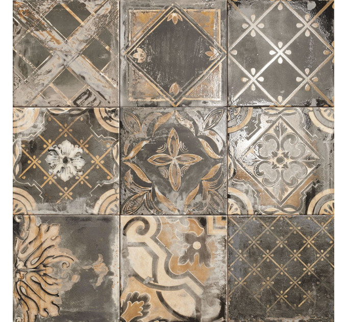 Плитка стінова Ricordi Nero 200x200x9 Mainzu
