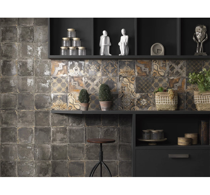 Плитка стінова Venezzia Nero 200x200x9 Mainzu