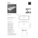 Умивальник AG 121 Agile (AG121) Glossy white SIMAS