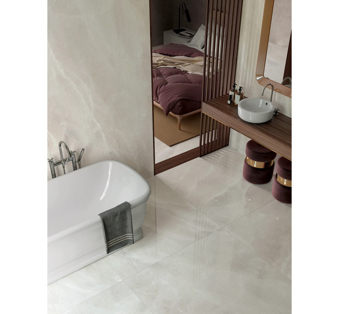 Плитка керамогранітна CP 05 White Crystal LUC SQ 1200x1200x9 Mirage